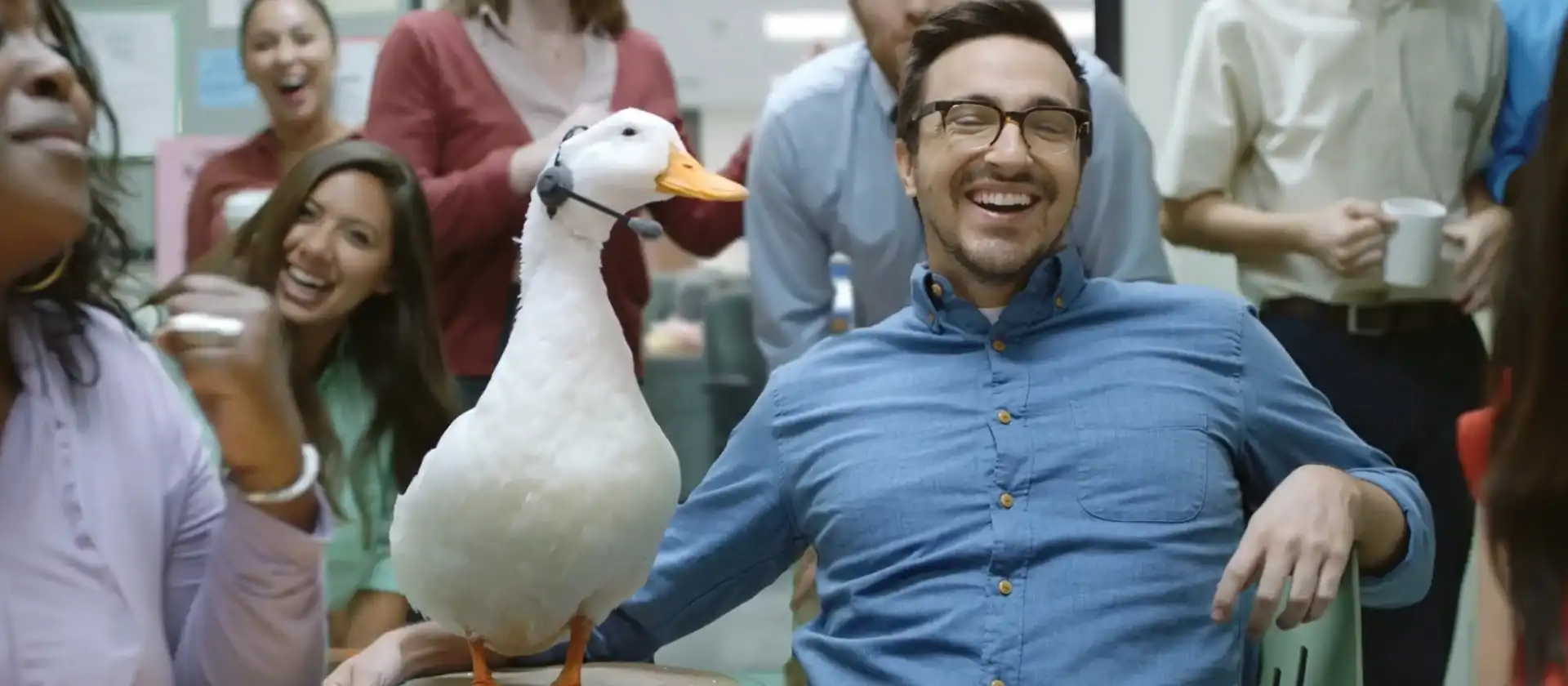 Visuals highlighting the expertise of a commercial treatment writer Page 3 for Aflac