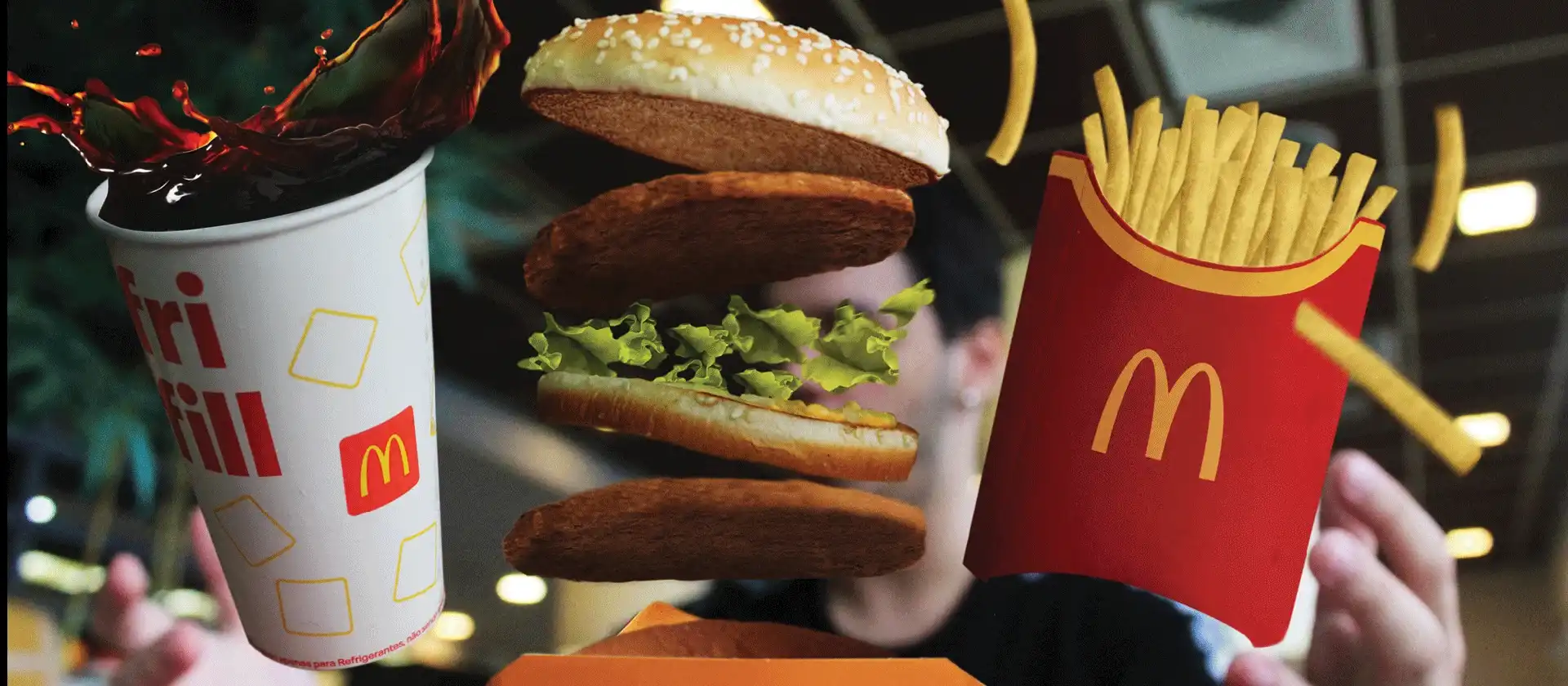 Visual elements supporting the structure of a director's treatment template Page 4 for McDonalds