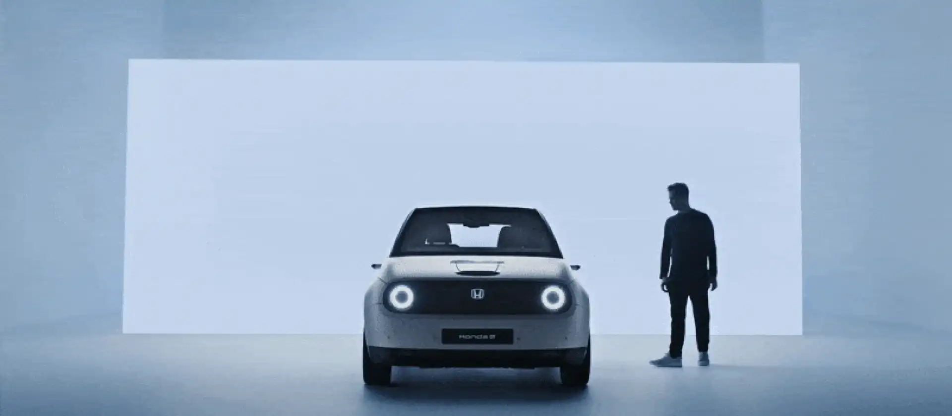 Film treatment examples from a director’s portfolio featuring bold visuals and graphic design set around text for a Honda campaign Page 5